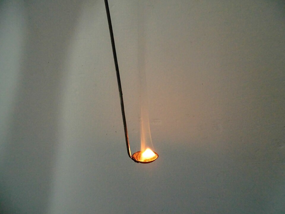 Practical 12 — Demonstrating the presence of nitrogen in air