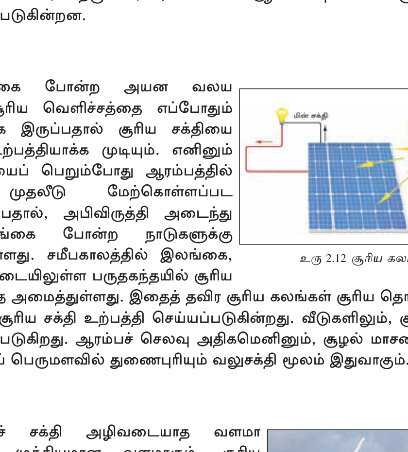 வரைபு 2.2 — Petroleum பயன்பாடு: petrol/diesel transport ~50%, electricity 20%, industry 20%, domestic 10%.