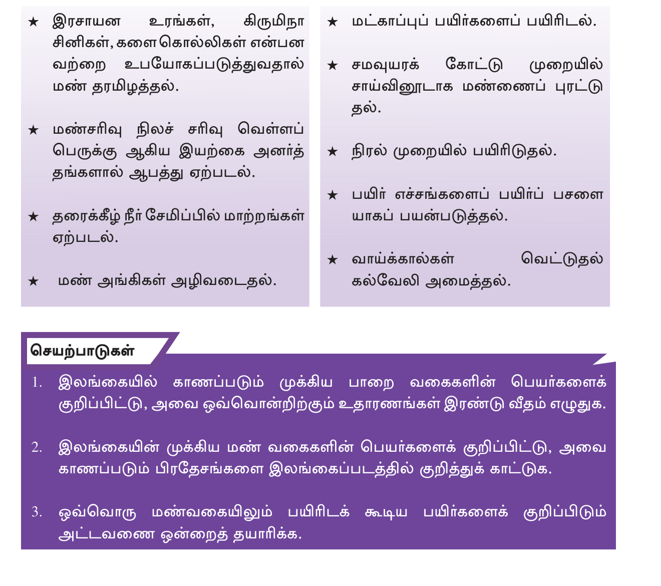 உரு 2.4 — இலங்கை கனியங்களின் முக்கிய பயன்பாடுகள்.