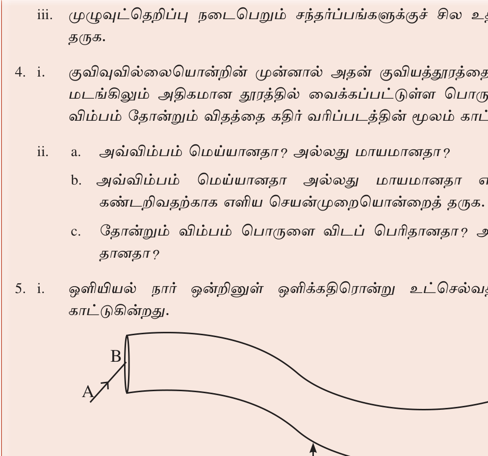 படம் 5.20 — மனிதக் கண்: cornea, lens, retina, optic nerve.